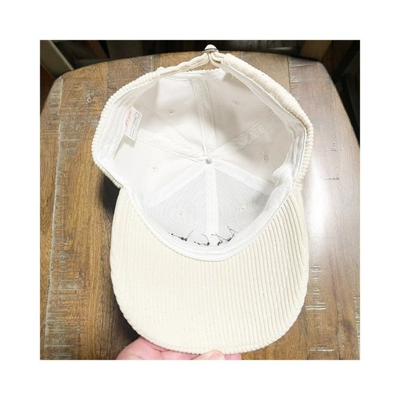 BOYEE Cream Corduroy THRILLS Casual Baseball Cap 100% Cotton One Size - Picture 8 of 8